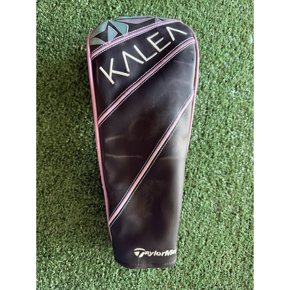 TaylorMade Kalea Driver Head Cover Headcover 13" Black Violet Teal